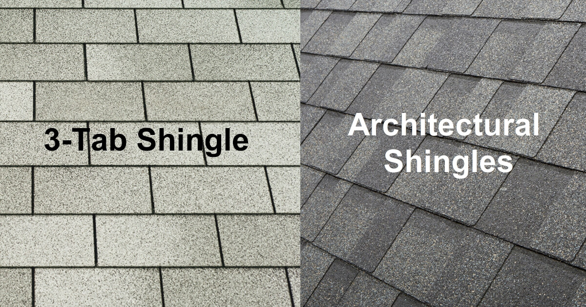 The Differences Between Architectural Shingles and 3Tab Shingles